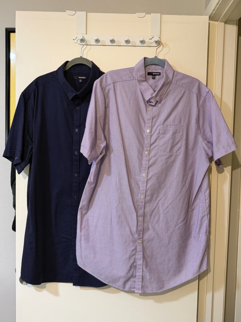 Murano XLT Short-Sleeve Button-Down Shirt Bundle - Navy & Lavender - Tall Men’s
